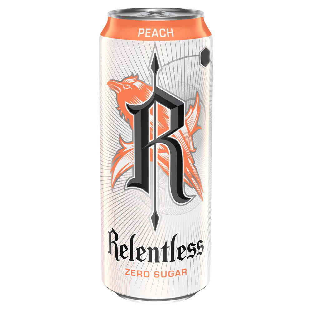 Relentless Peach Zero Energy Drink 500ml-Food