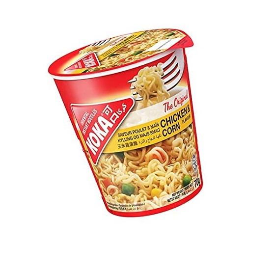 MASKoka Cup Noodles Chicken and Corn 70g Box of 12-Fd
