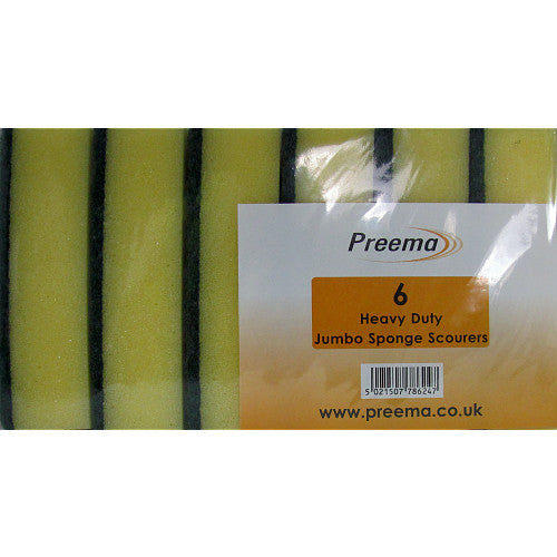 MASPreema 6 Heavy Duty Jumbo Sponge Scourers-Food