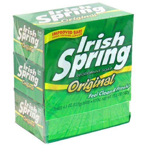 MASIrish Spring Soap 4.5oz Original-Fd