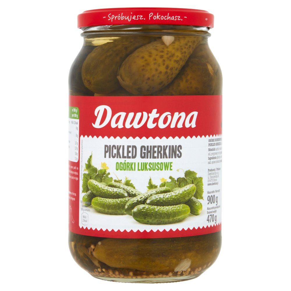 MASDawtona Pickled Gherkins 900g-Food