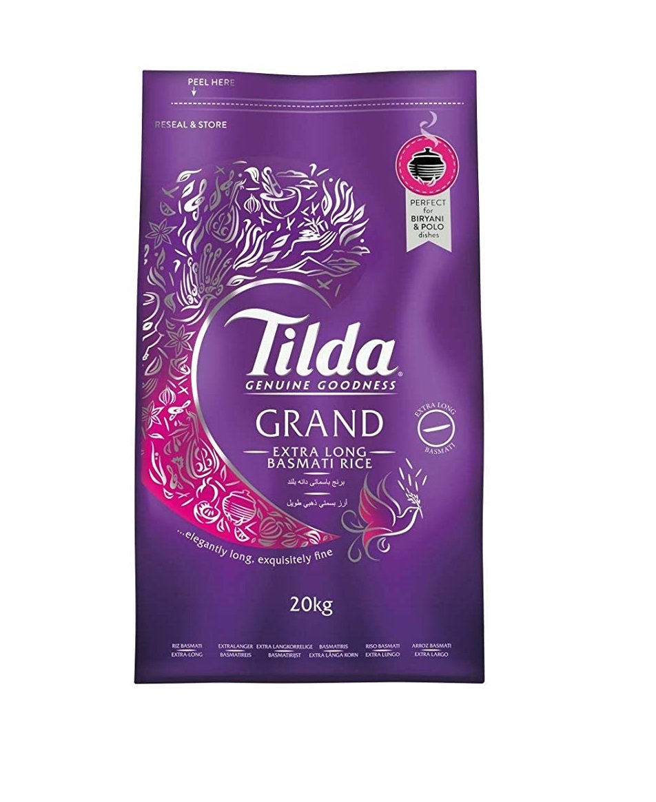 MASTilda Grand White Rice 20kg Box of 1-Fd