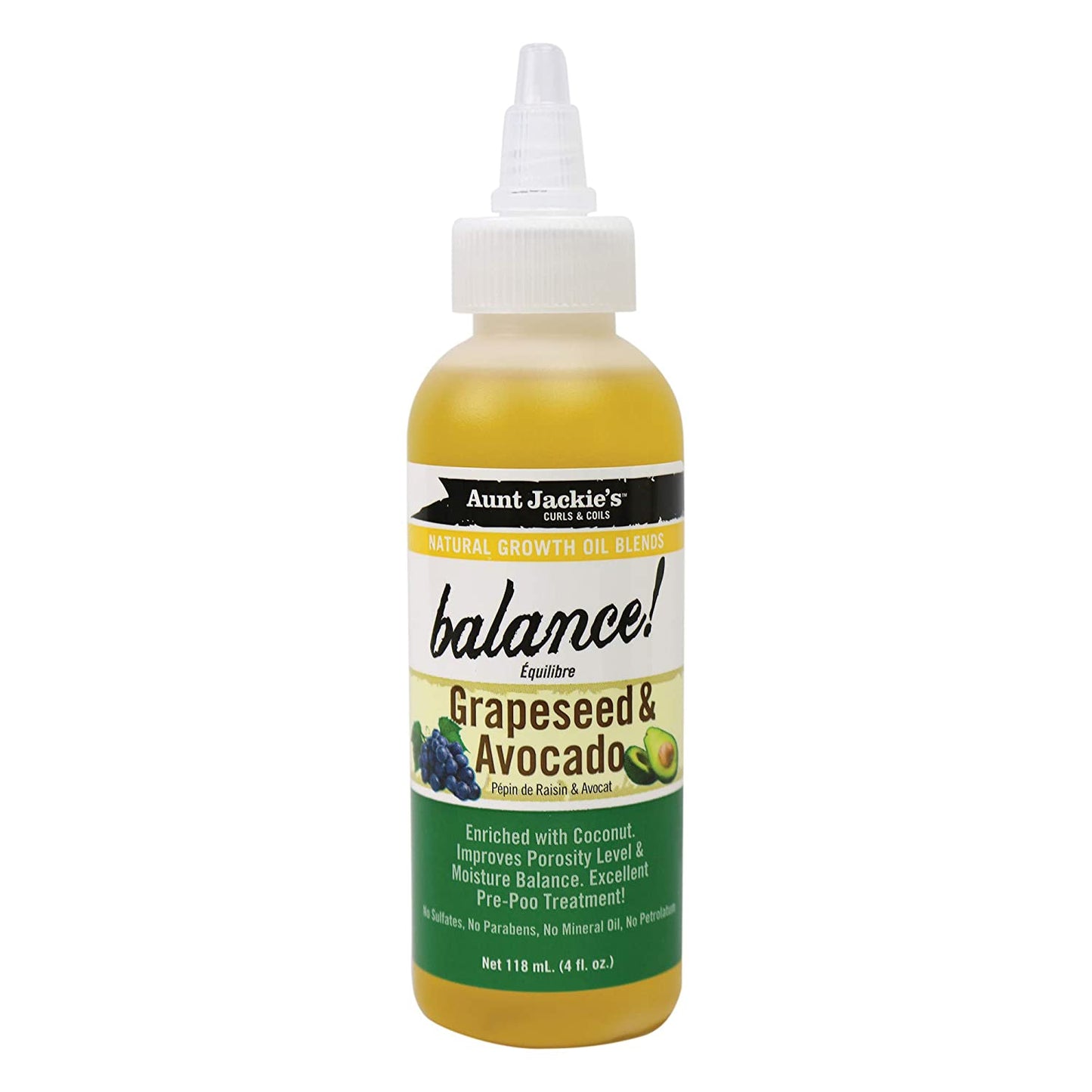 MASAunt Jackie’s Grape Seed & Avocado Oil 4oz-Food
