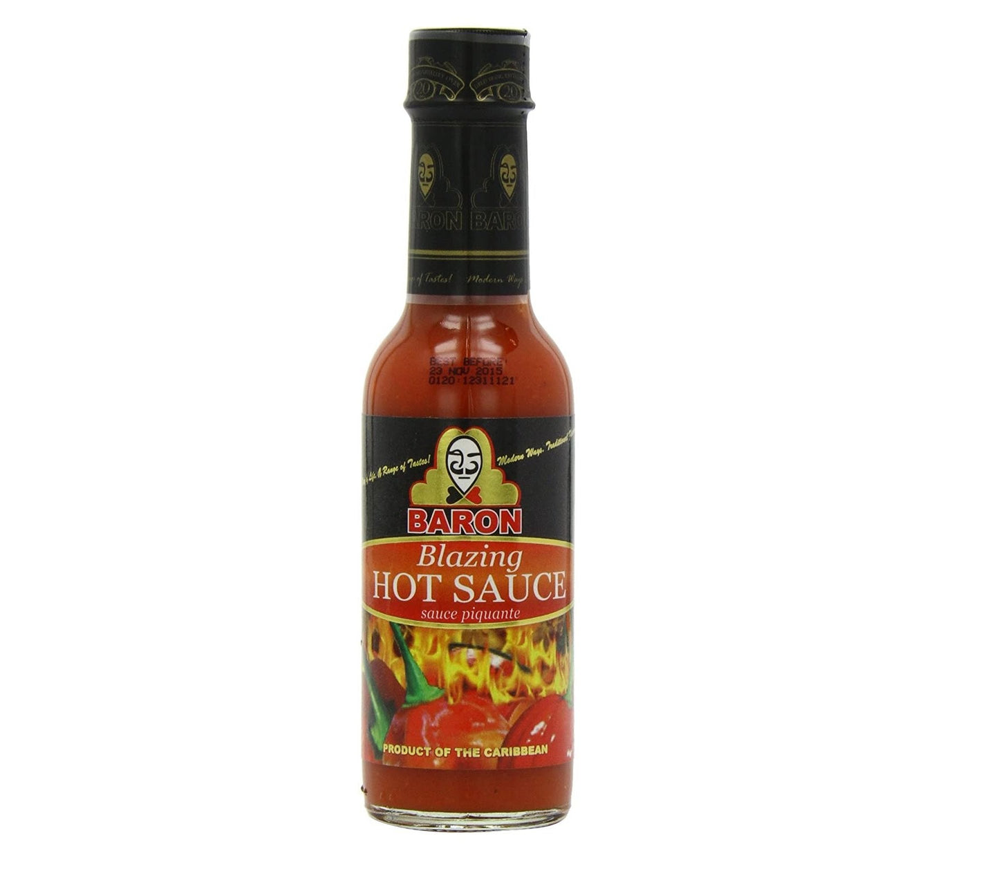 MASBaron Blazing Hot Sauce 155g Box of 6-Fd