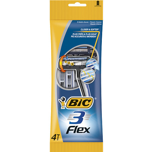 MASBIC Flex 3 Disposable Razors 4 Pack-Food