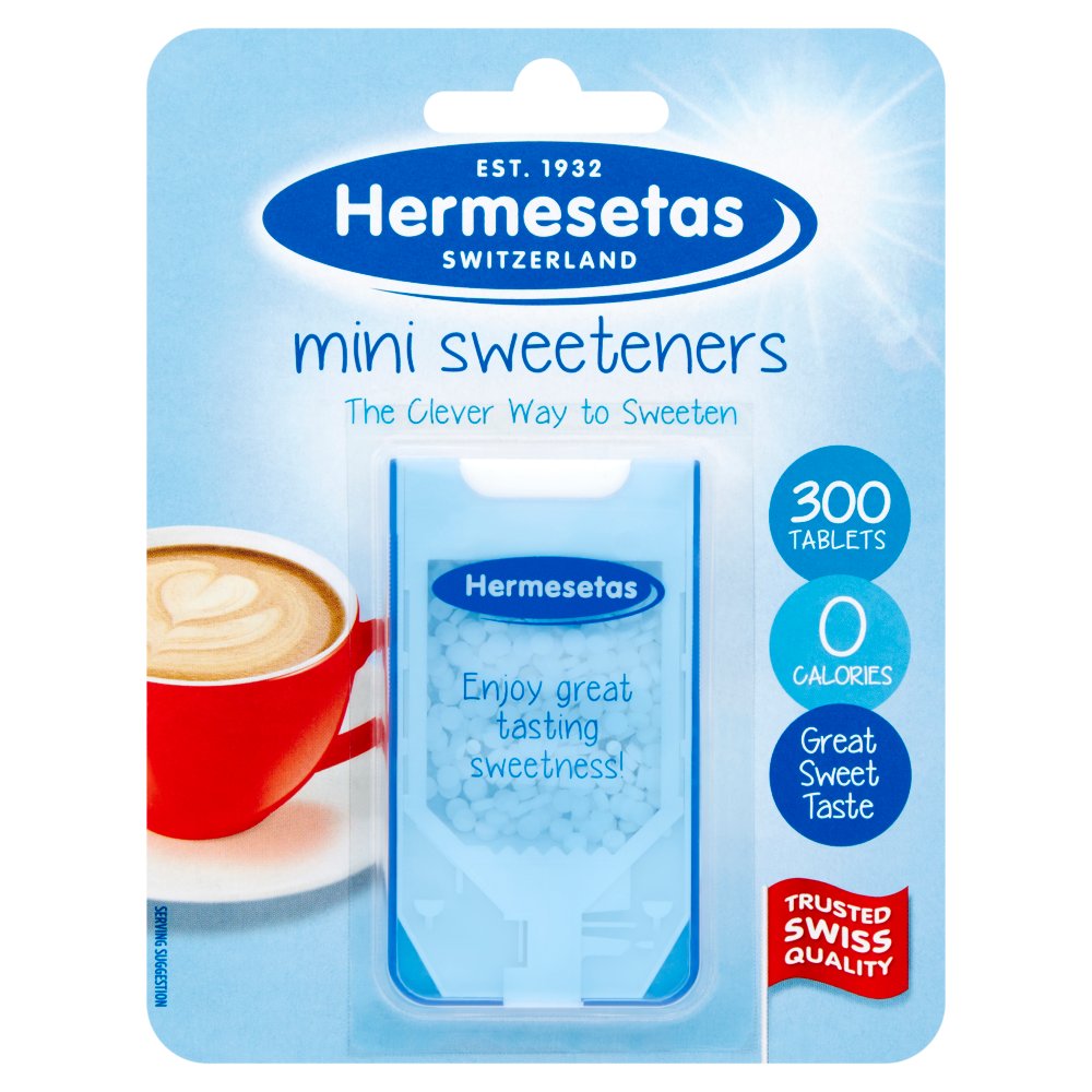 MASHermesetas Mini Sweeteners 300 Tablets 3.9g-Food