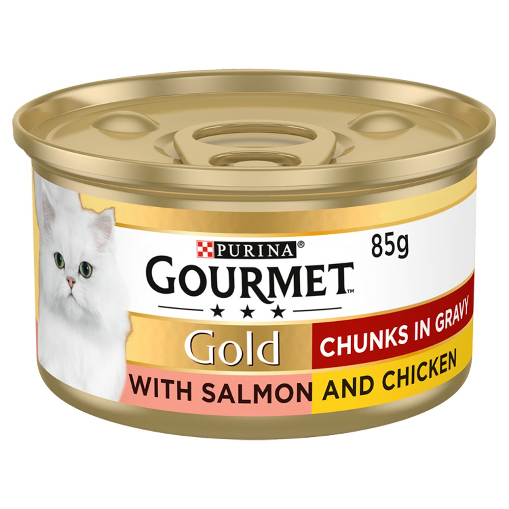 MASGourmet Gold Chunks in Gravy with Salmon and Chicken 85g-Food