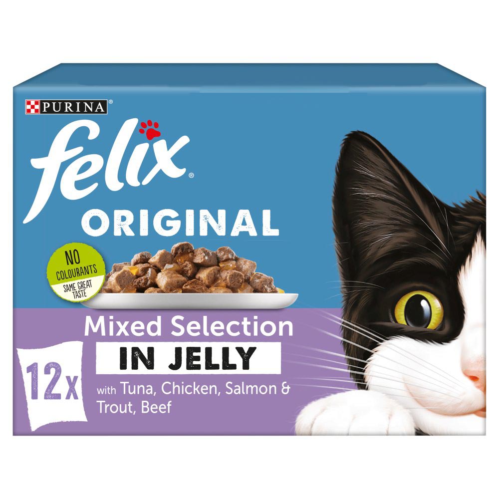 MASFELIX Mixed Selection Wet Cat Food 12 x 100g (1.2kg)-Food