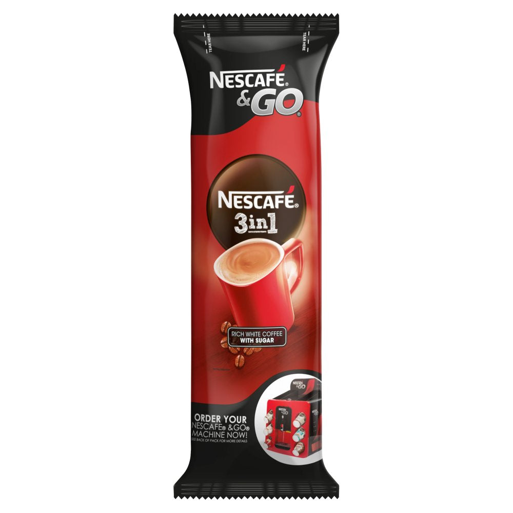 MASNescafe & Go 3in1 Rich White Coffee with Sugar 8 x 20g-Food