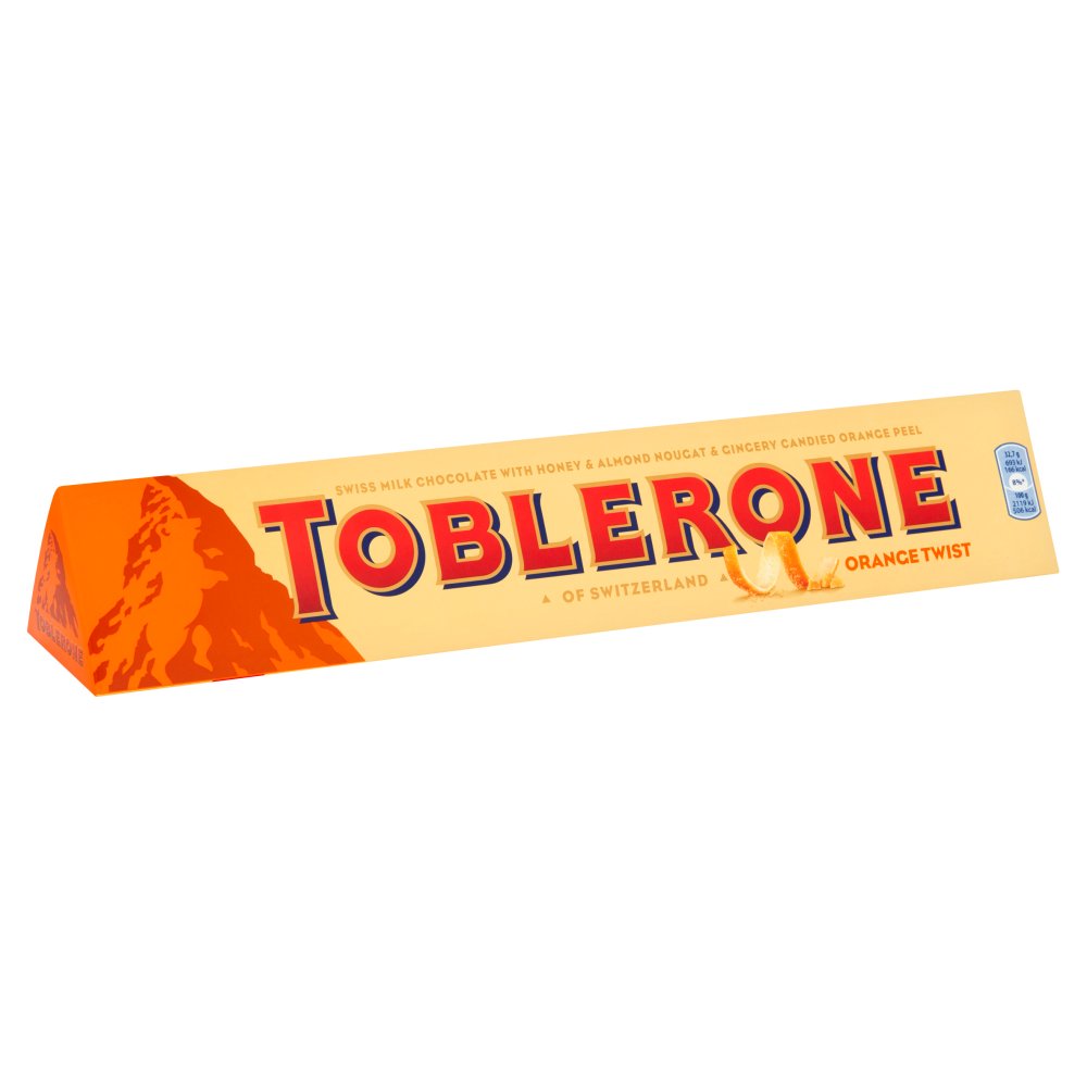 Toblerone Orange Twist Chocolate Bar 360g-Food