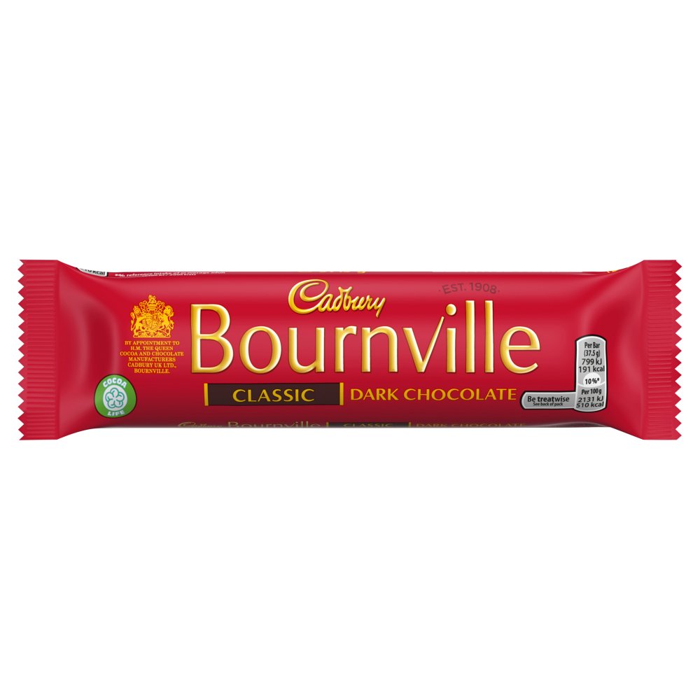 MASCad Bournville Classic Dark Chocolate Bar 37.5g-Food