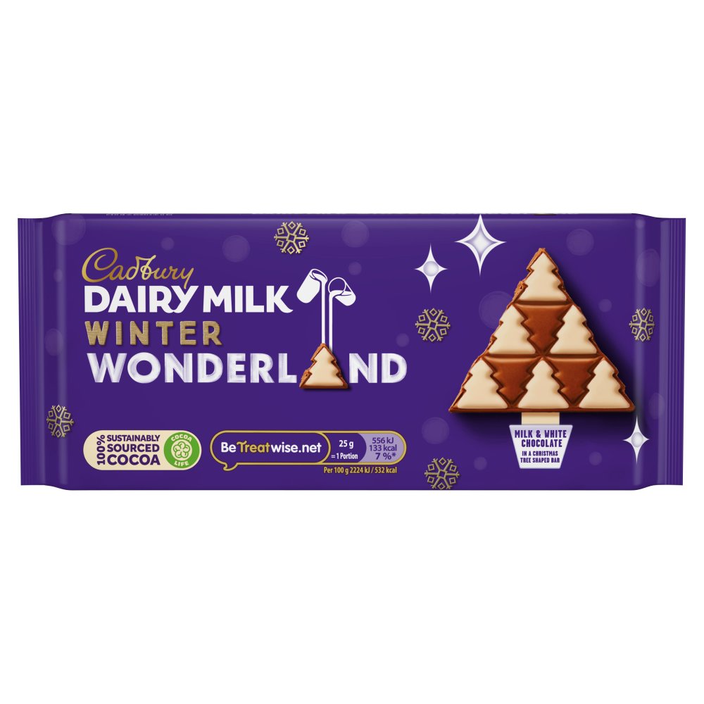 MASCad Dairy Milk Winter Wonderland Chocolate Bar 100g-Food