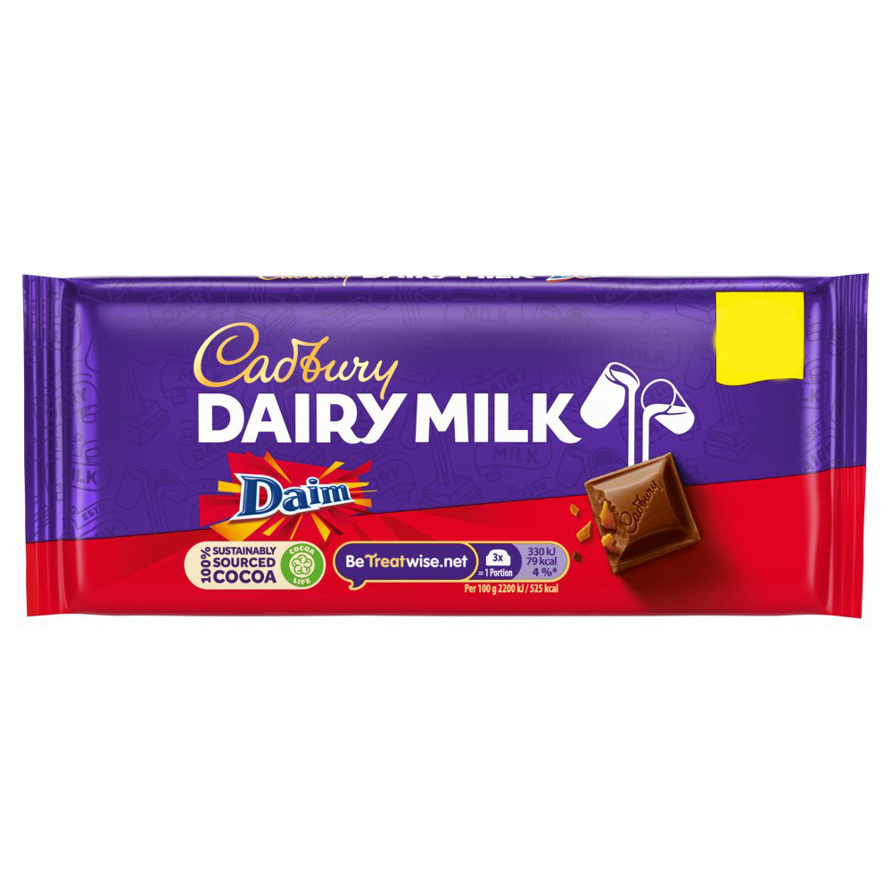 MASCad Dairy Milk with Daim Chocolate Bar 120g-Food