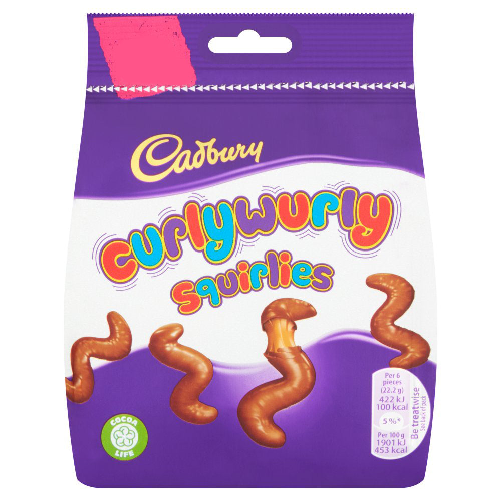 Cad Curly Wurly Squirlies Bag 95g