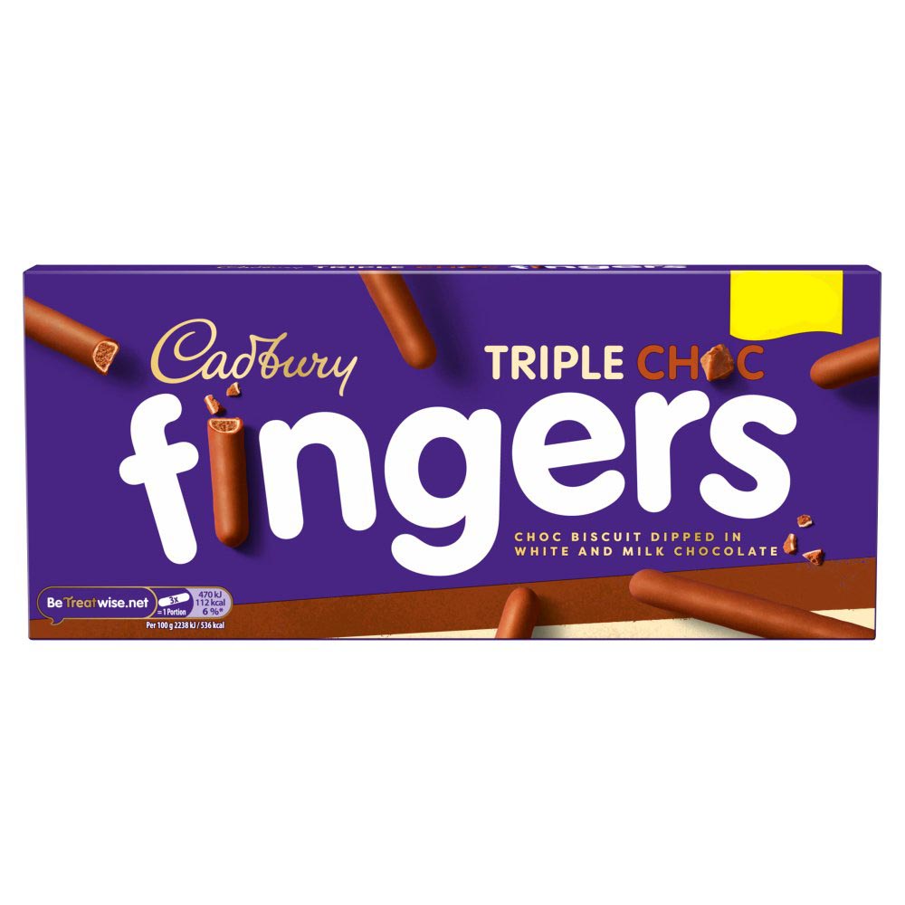 MASCad Triple Choc Fingers Chocolate Biscuits 110g-Food