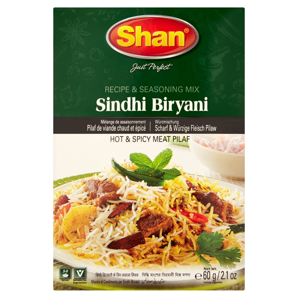 Shan Sindhi Biryani Recipe & Seasoning Mix 60g-Food