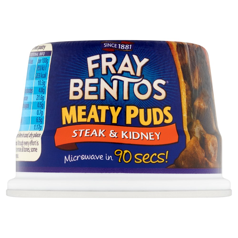 MASFray Bentos Meaty Puds Steak & Kidney 200g-Food
