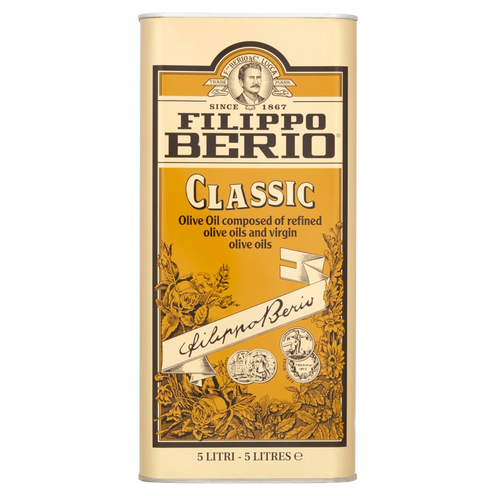 MASFilippo Berio Classic Olive Oil 5 Litres-Food