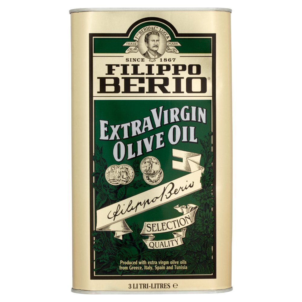 MASFilippo Berio Extra Virgin Olive Oil 3 Litres-Food