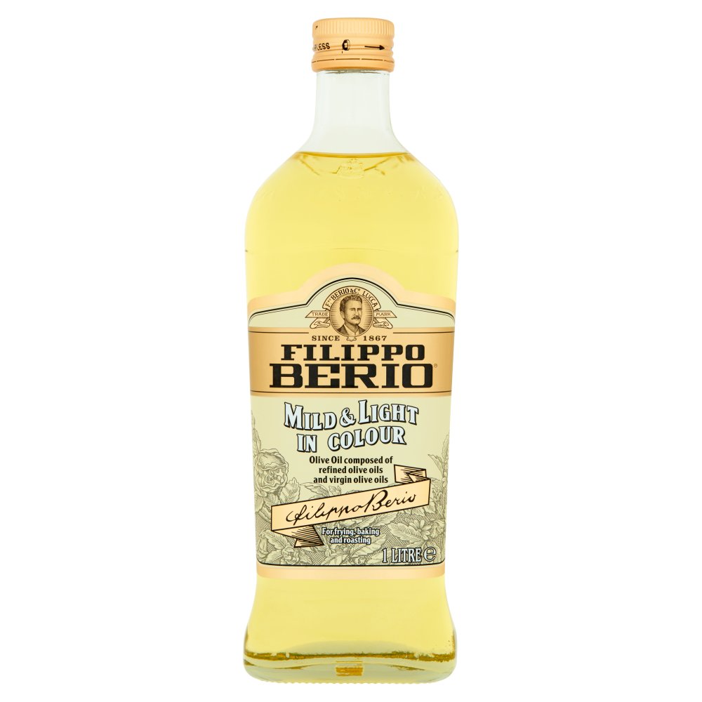 MASFilippo Berio Mild & Light in Colour Olive Oil 1Litre-Food