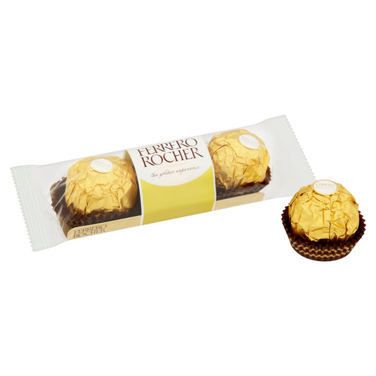 Ferrero Rocher Chocolate Pralines Treat Pack 3 Pieces (37.5g)