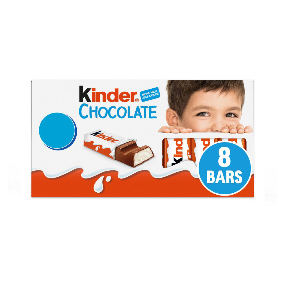 MASKinder Chocolate Small Bars Multipack 8 x 12.5g (100g)-Food