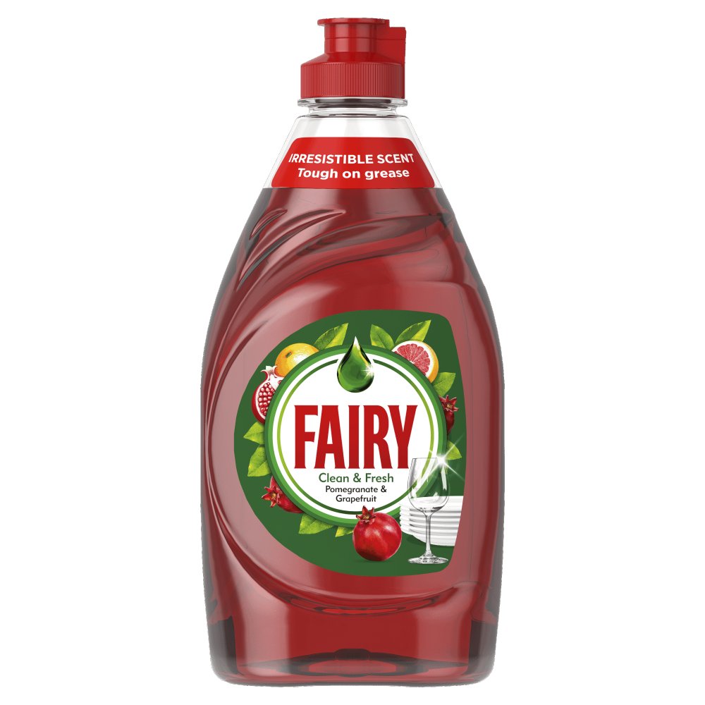 MASFairy Clean & Fresh Washing Up Liquid Pomegranate & Grapefruit 383ml-Food