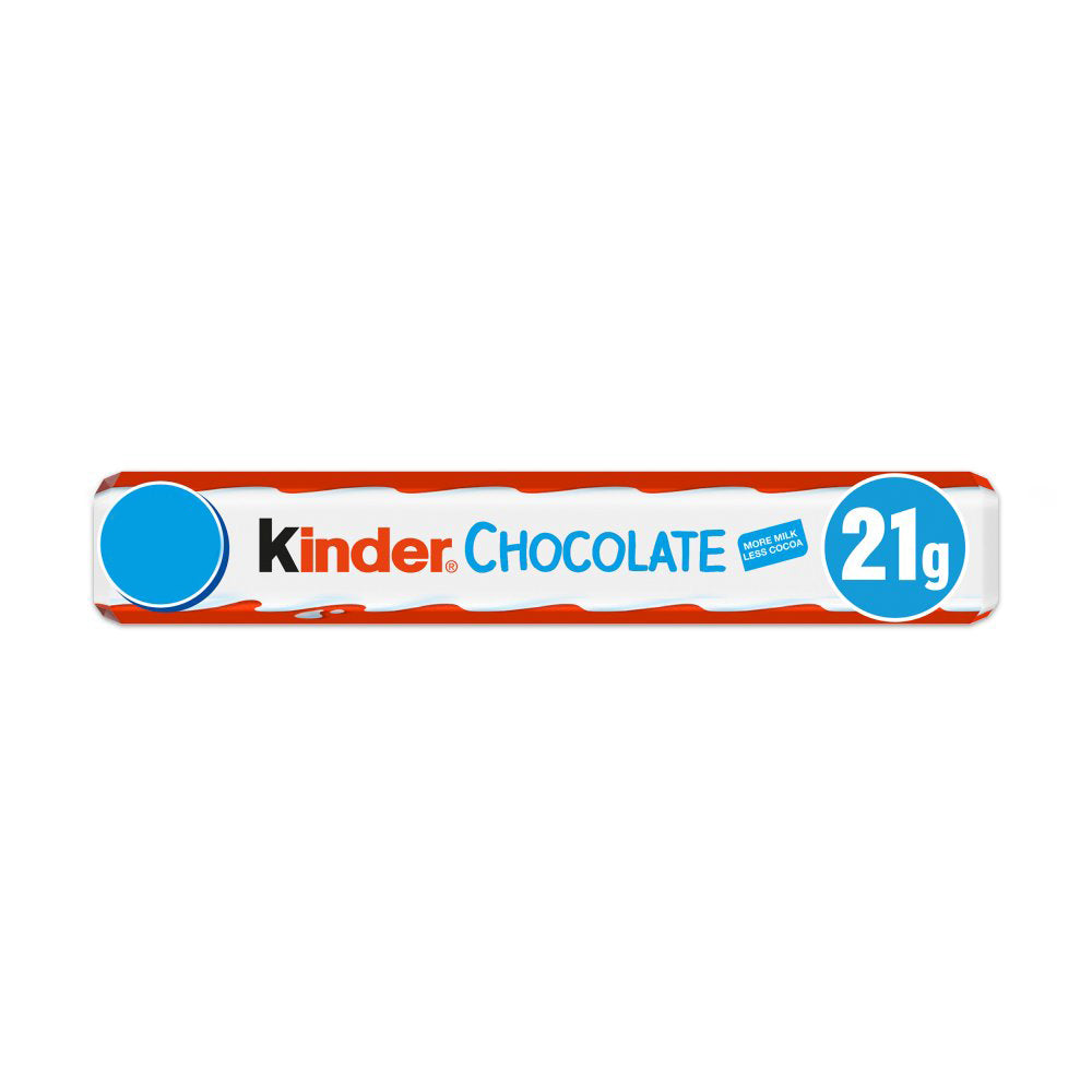 Kinder Medium Chocolate Single Bar 21g