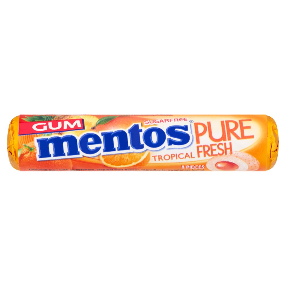 MASMentos Gum Pure Fresh Tropical 8 Pieces 15g-Food