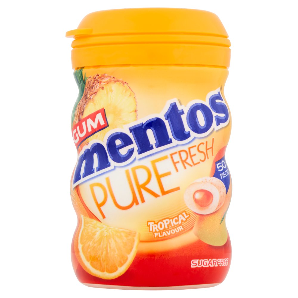 MASMentos Tropical Flavour Gum 50 Pieces 100g-Food