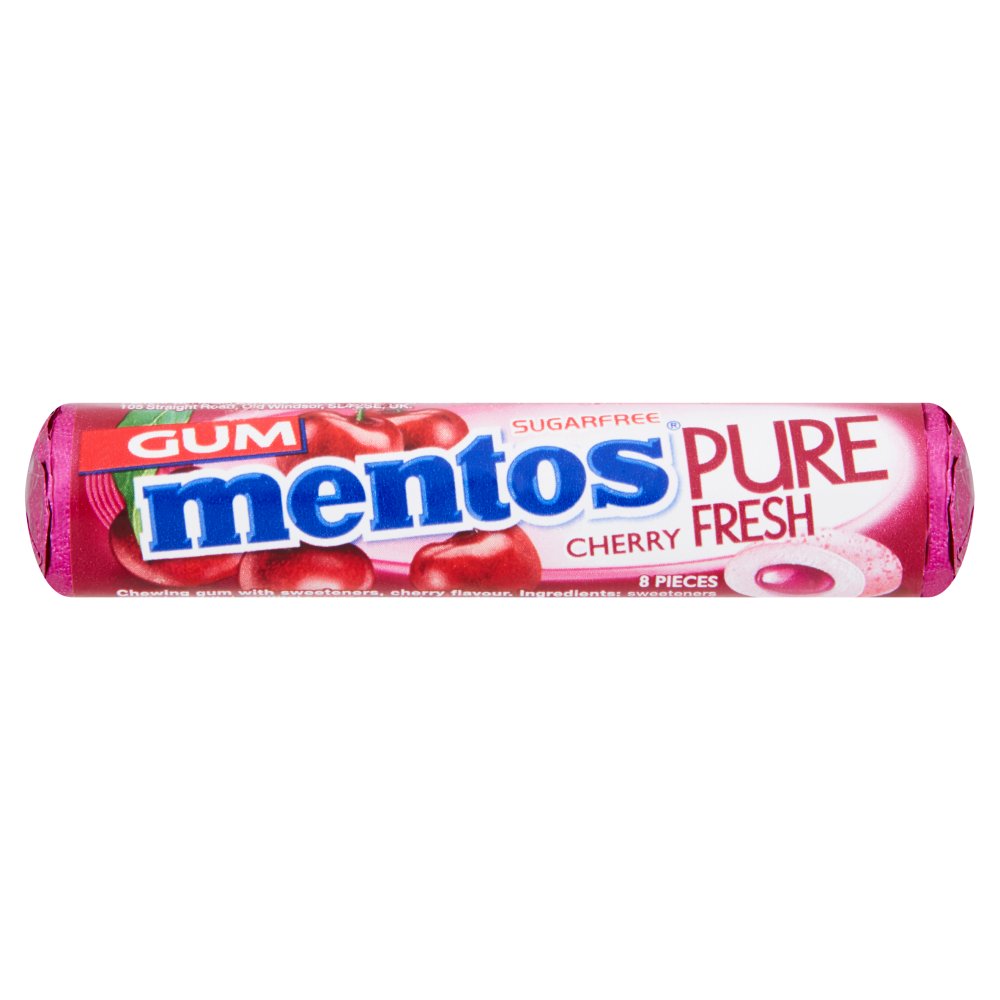 MASMentos Gum Pure Cherry Fresh 8 Pieces 15g-Food