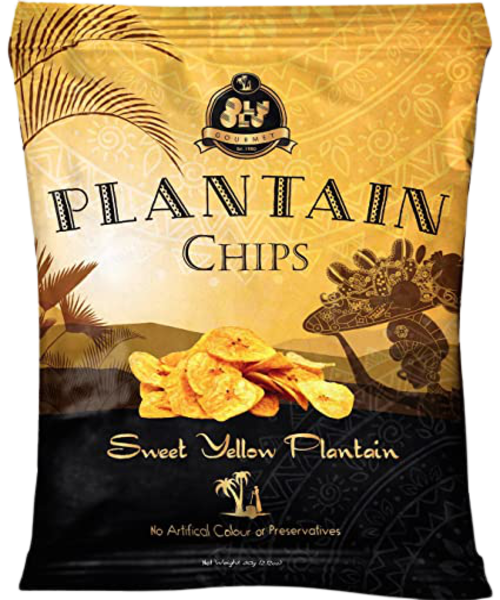 MASOlu Olu Plantain Chips Sweet 60g Box of 24-Fd