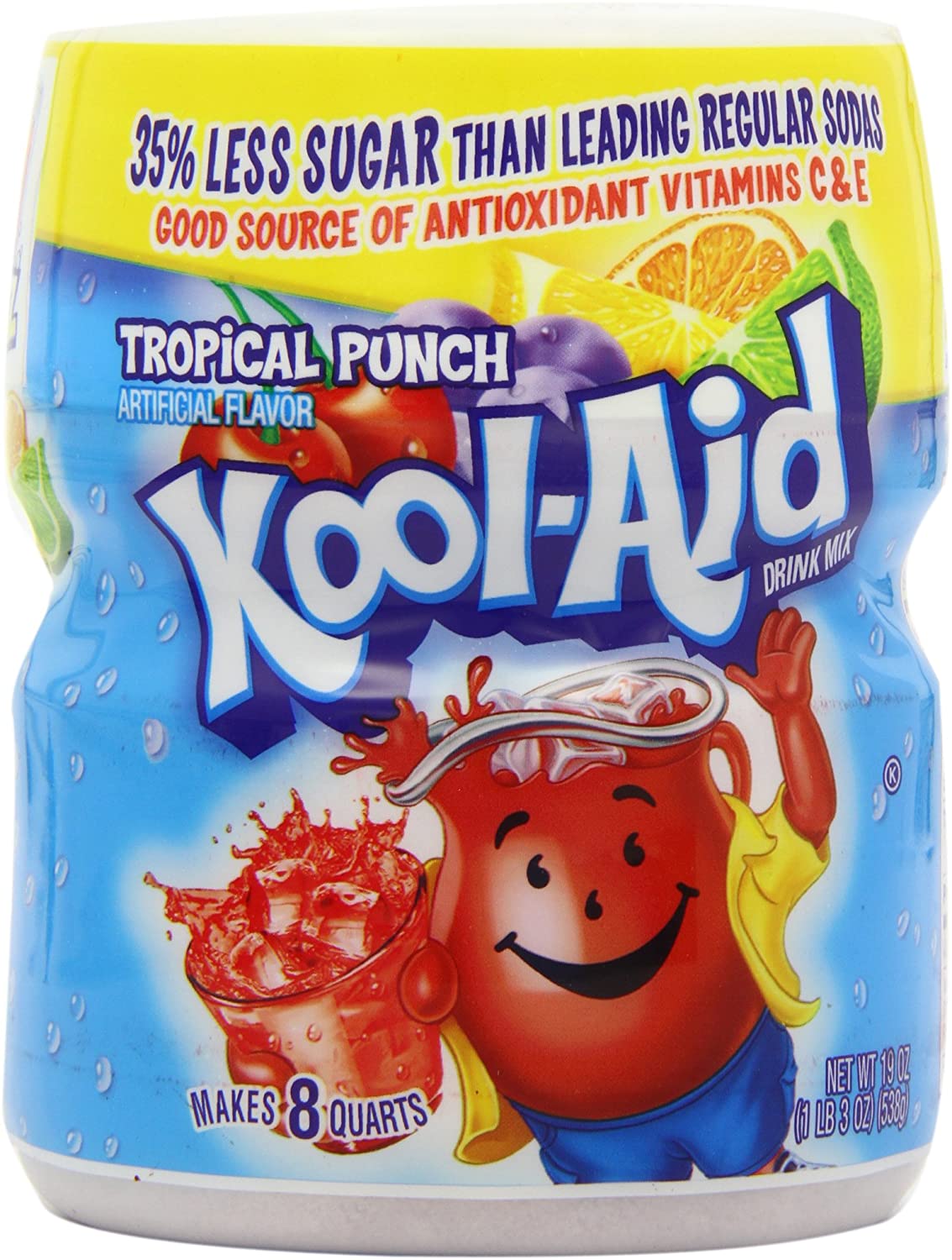 MASKool Aid Tub Tropical Fruit Punch 538g-Mas