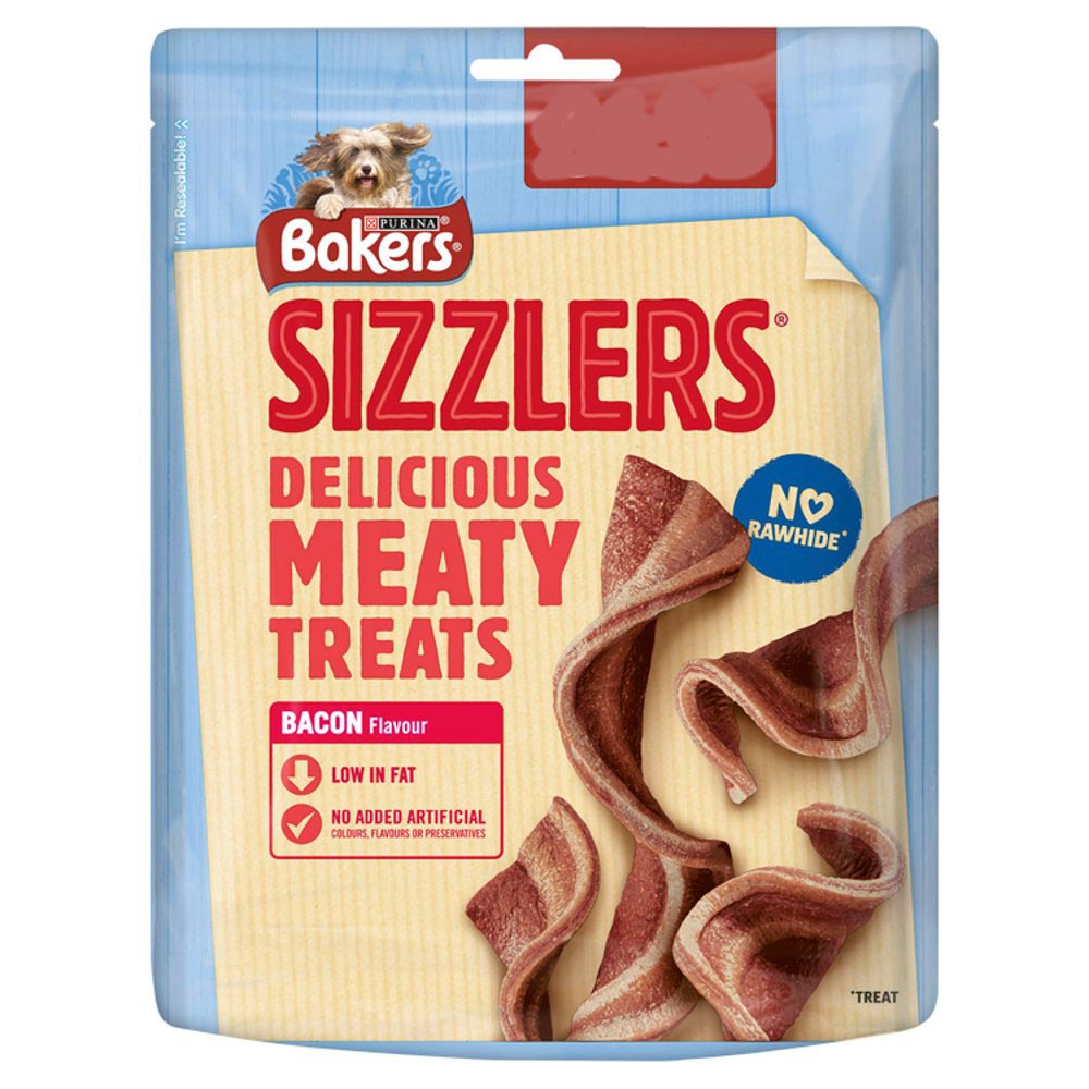 MASBAKERS Dog Treats Bacon Sizzlers 90g-Food
