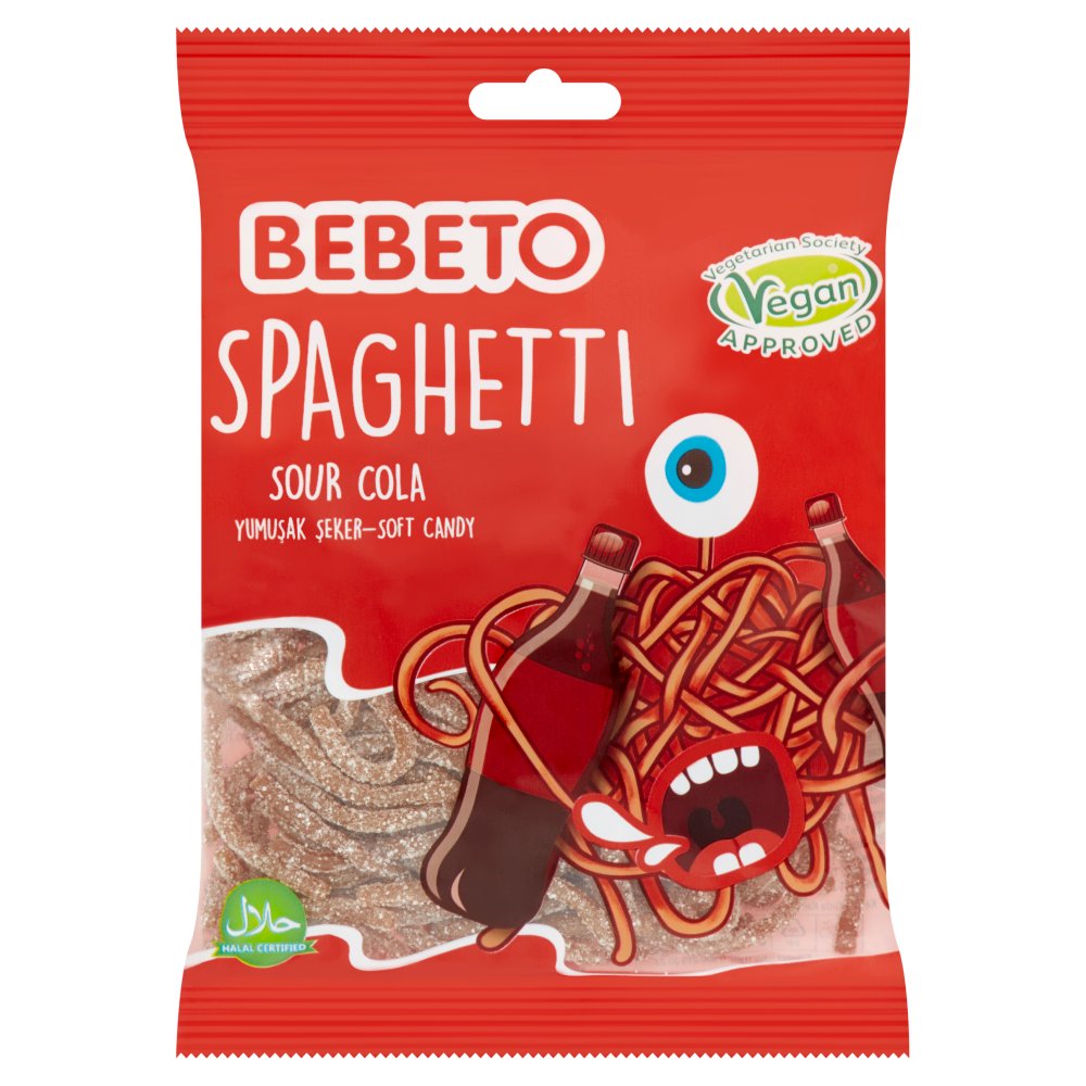 MASBebeto Spaghetti Sour Cola Soft Candy 70g-Food