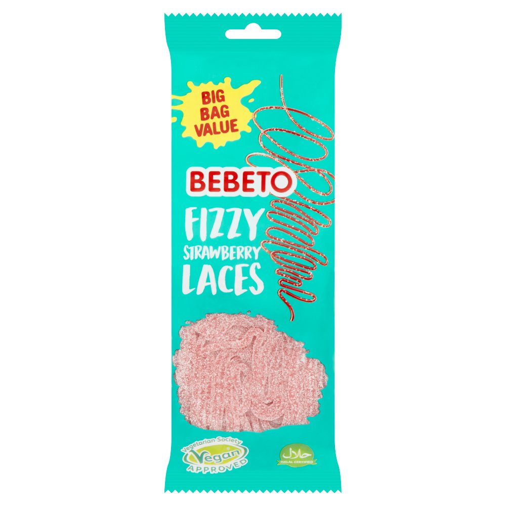 MASBebeto Fizzy Strawberry Laces 200g-Food