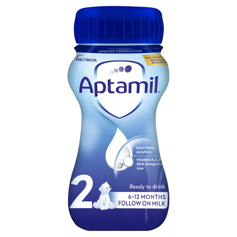 MASAptamil 2 Follow On Baby Milk Formula 6-12 Months 200ml-Food