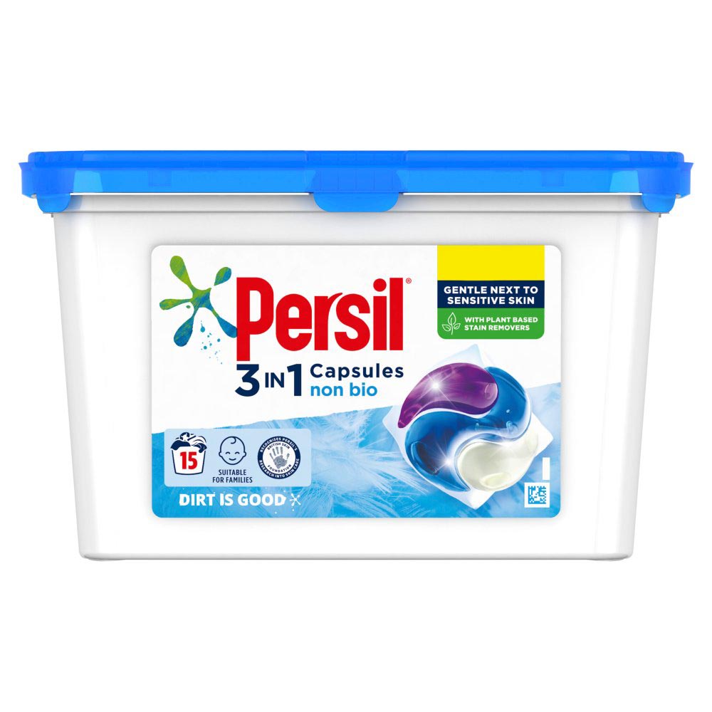 MASPersil Non Bio Laundry Washing Capsules 15 Wash-Food