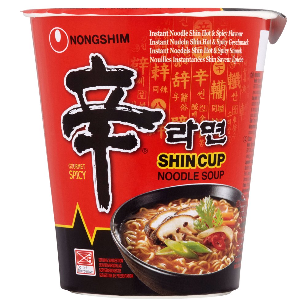 MASNongshim Shin Cup Gourmet Spicy Noodle Soup 68g-Food