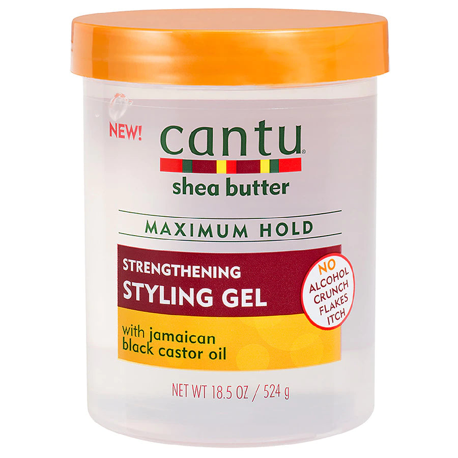Cantu Strengthening Styling Gel With Jamaican Black Castor Oil 18.5oz