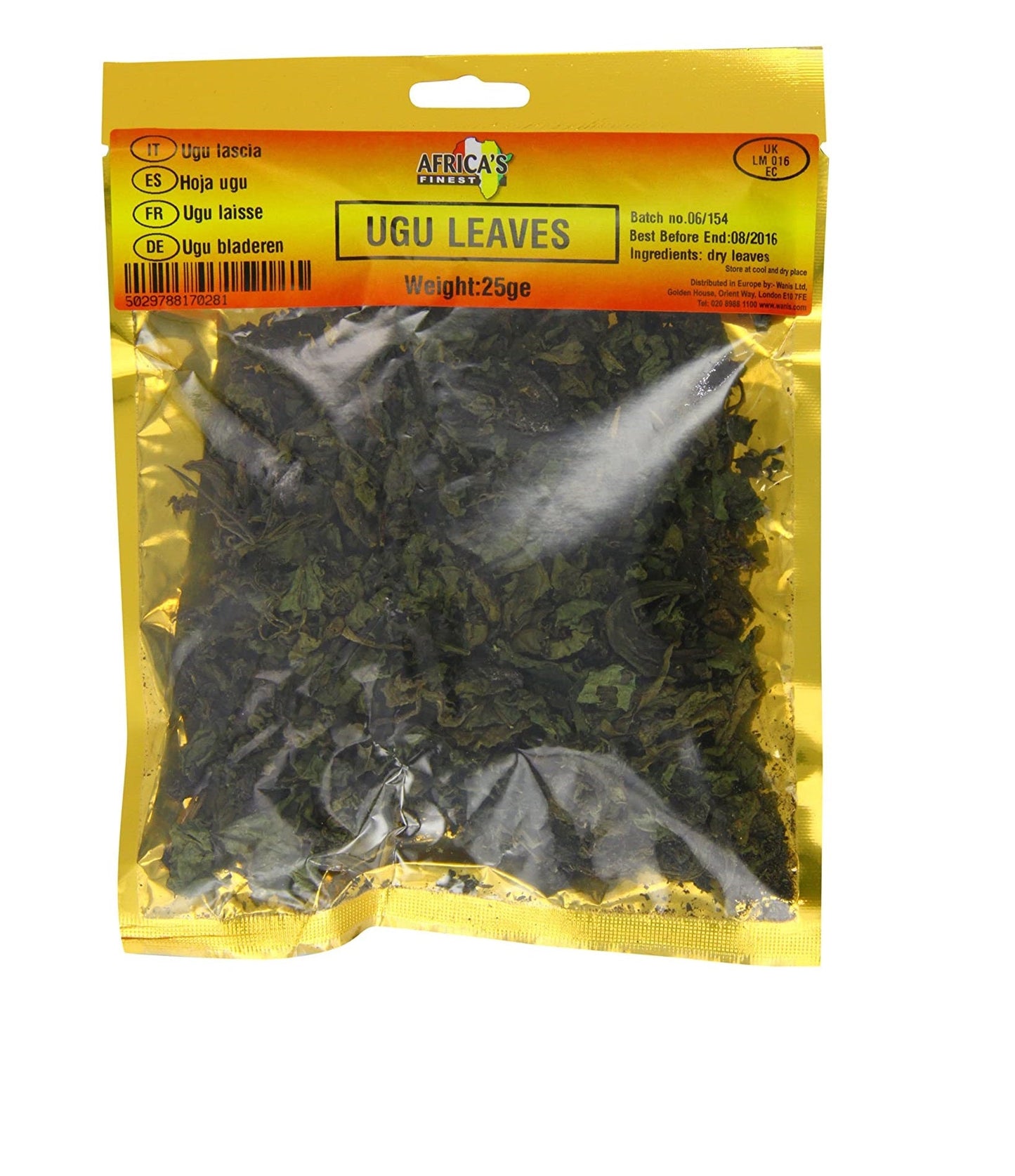 MASAfrica’s Finest Ugu Leaves 25g-Fd