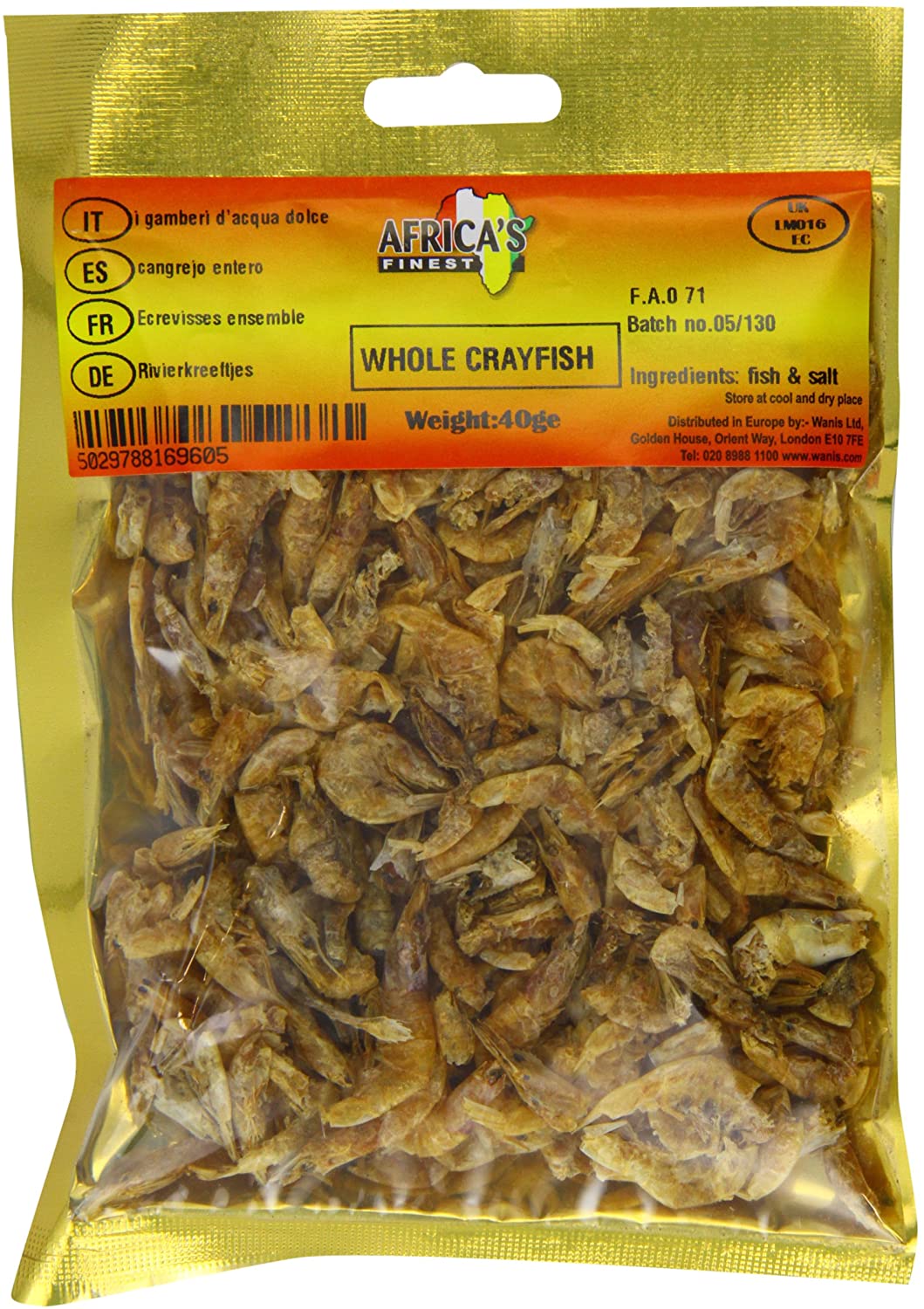 MASAfrica’s Finest Whole Crayfish 40g-Fd