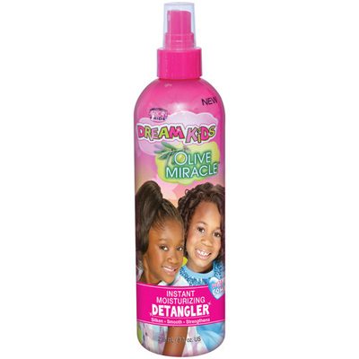 African Pride Dream Kids OM Instant Moist Olive Detangler 8oz