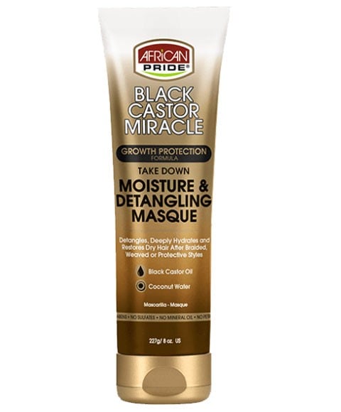 Black Castor Miracle Growth Protection Moisture Detangling Masque