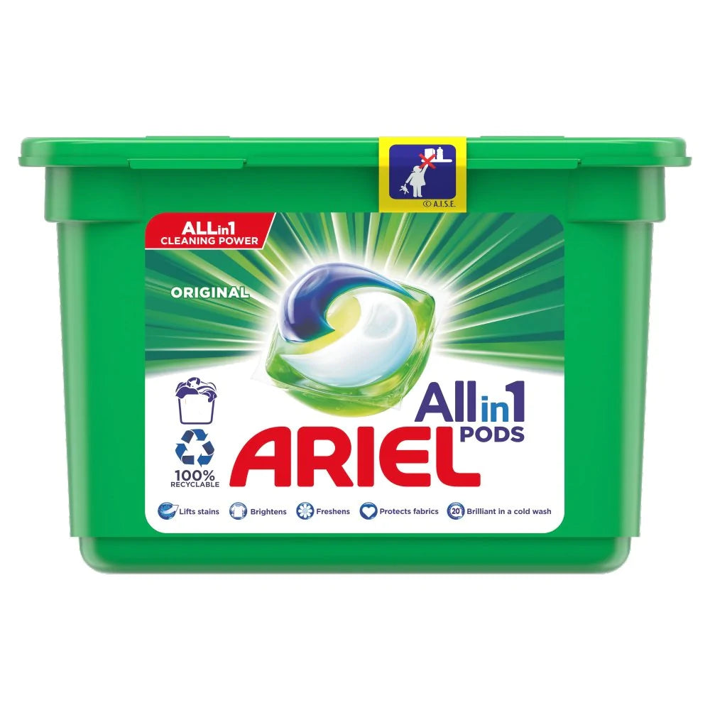 MASAriel All-in-1 Pods Washing Liquid Capsules Original 12 Washes-Food