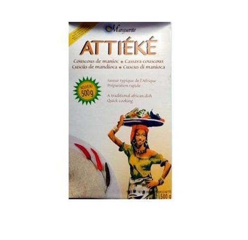 MASMarguerite Attiéké 500g Box of 6-Fd African - Fufu Asetena Pa