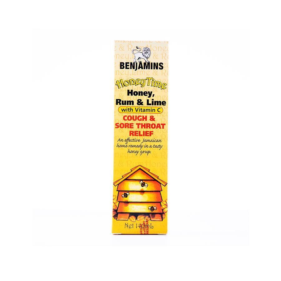Benjamins Honeytime Honey Rum and Lime Syrup 140ml Box of 6