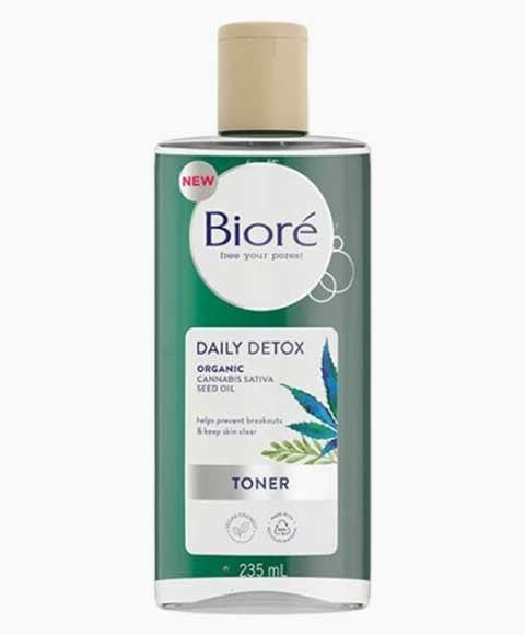 Biore Daily Detox Organic Cannabis Sativa Seed Oil Toner