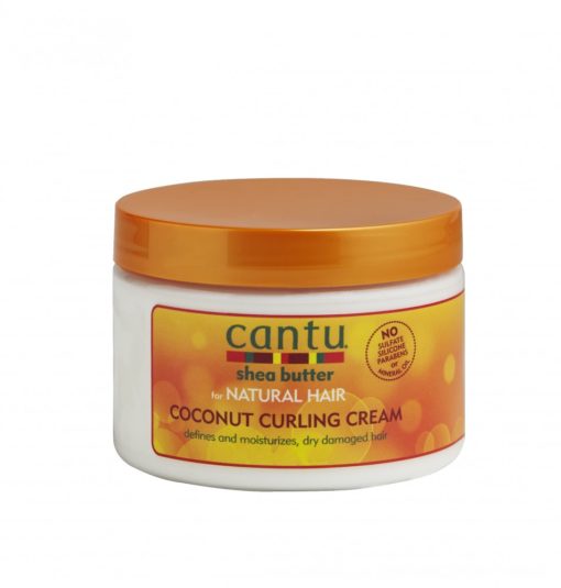 Cantu Shea Butter Natural Coconut Curling Cream Jar 12oz