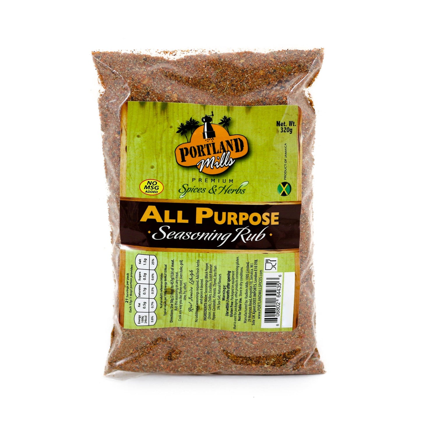 Portland mills Jamaican All Purpose Seasoning 320g